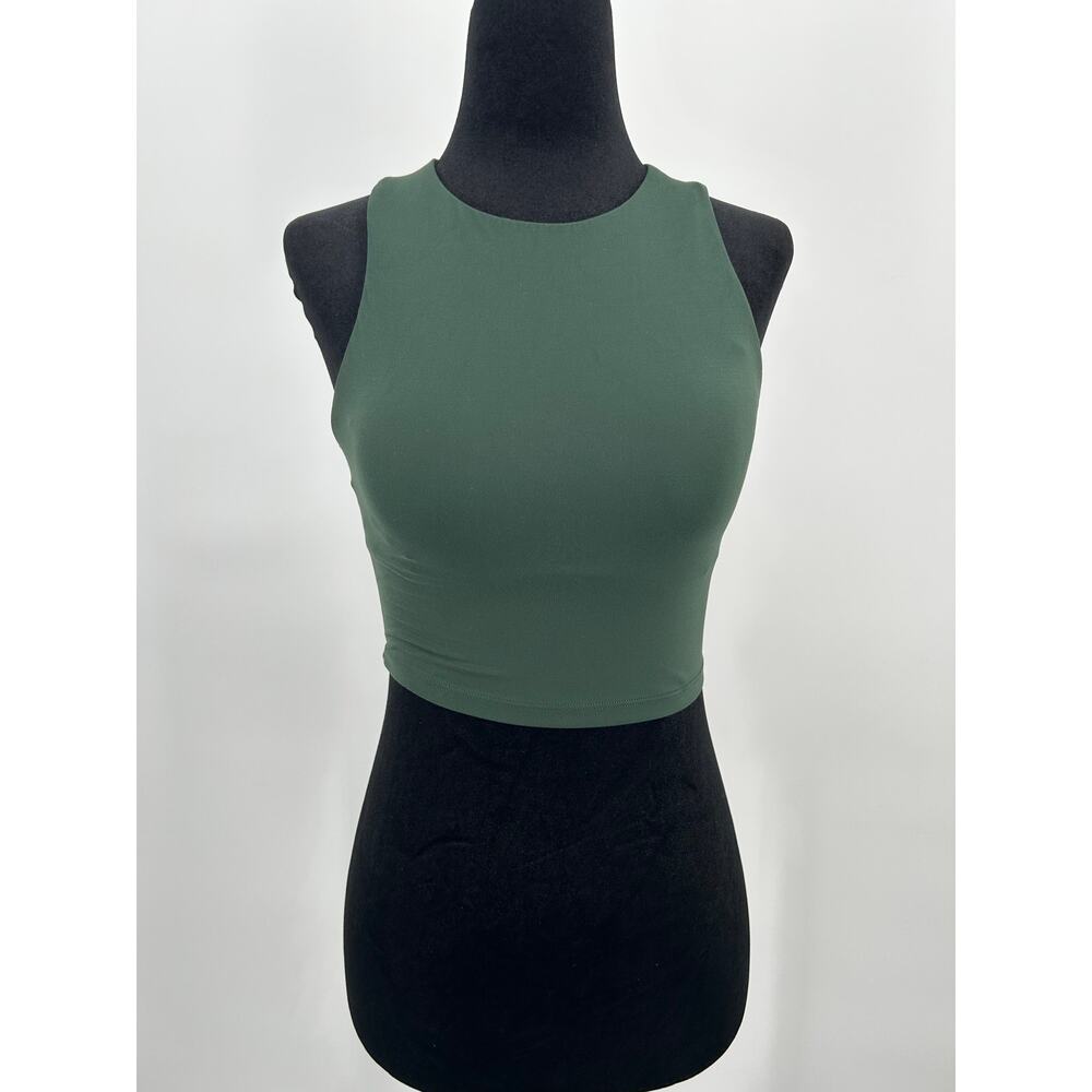 OFFLINE Aerie Real Me Xtra High Neck Longline Sports Bra Cobalt Blue XS